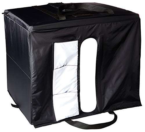 Amazon Basics Portable Foldable Photo Studio Box with LED Light, 1 Count (Pack of 1), Black, 25 x 30 x 25 Inches