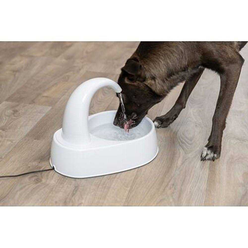 Trixie Curved Stream Drinking Fountain 84.5 oz - Pet Supplies online store