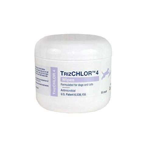 Dechra TrizCHLOR 4 Wipes for Dogs & Cats - Pet Supplies online store