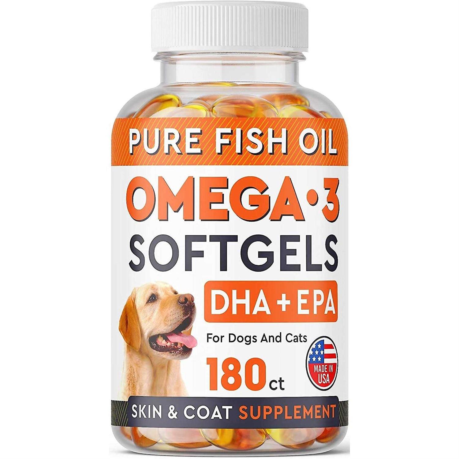StrellaLab Pure Fish Oil Omega-3 Softgels - Pet Supplies online store