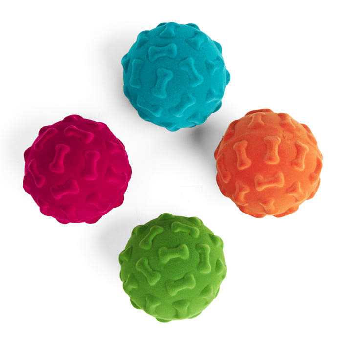 Leaps & Bounds Flocked Foam Dog Toy - Pet Supplies online store