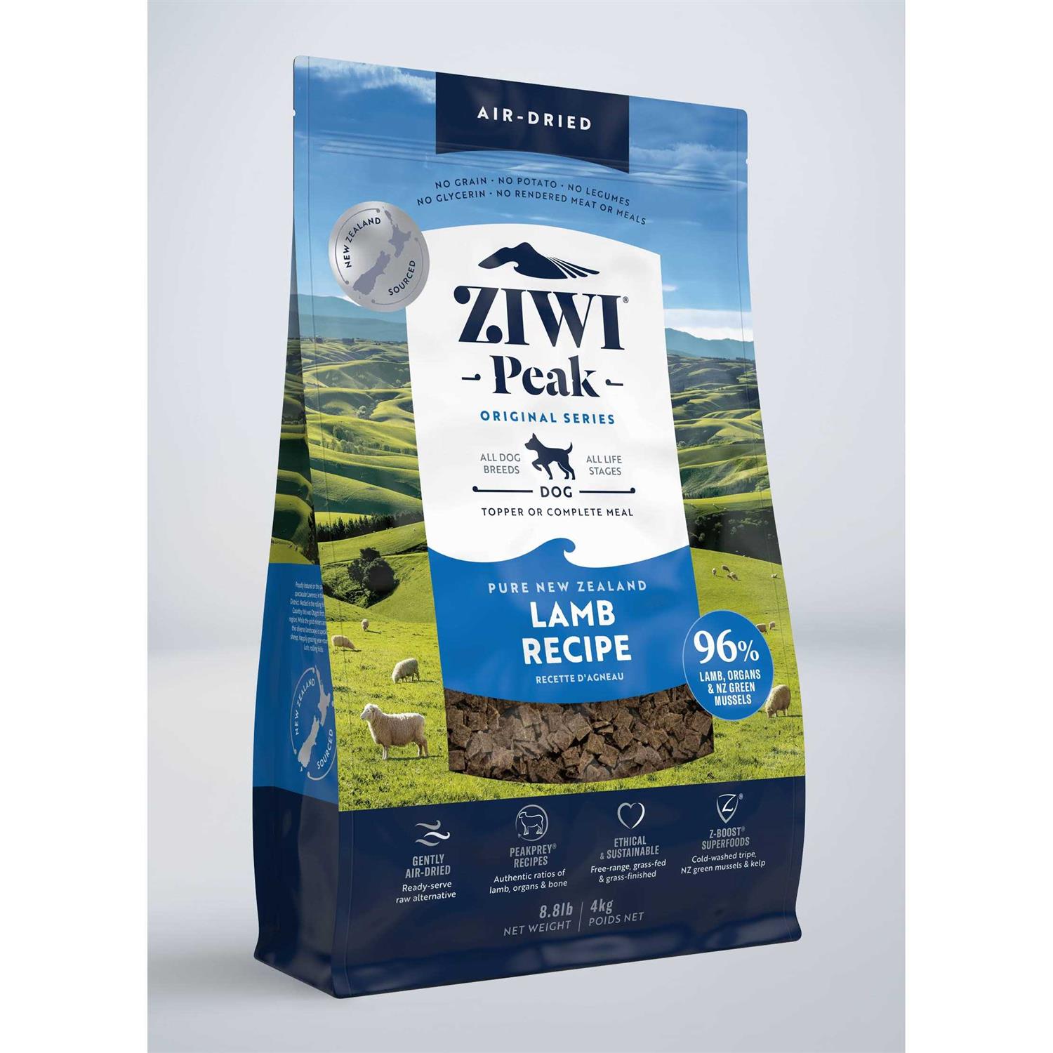 Ziwi Peak Mackerel Lamb Air-Dried Dog Food - Pet Supplies online store