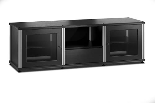 Salamander Synergy 236 A/V Cabinet (Walnut/Black)