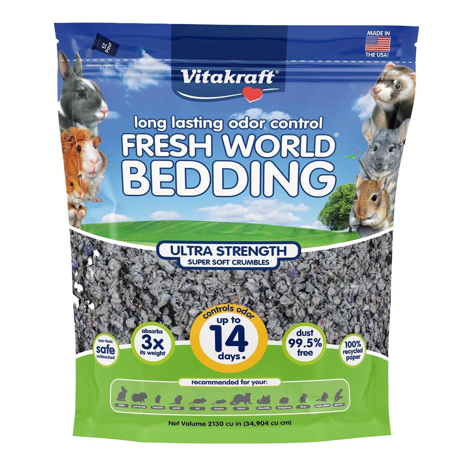 Vitakraft Fresh World Bedding for Small Animals Ultra Strength - Pet Supplies online store