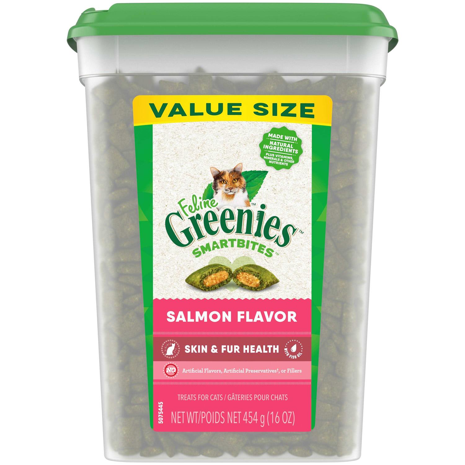 Feline Greenies SmartBites Cat Treats Skin & Fur - Pet Supplies online store