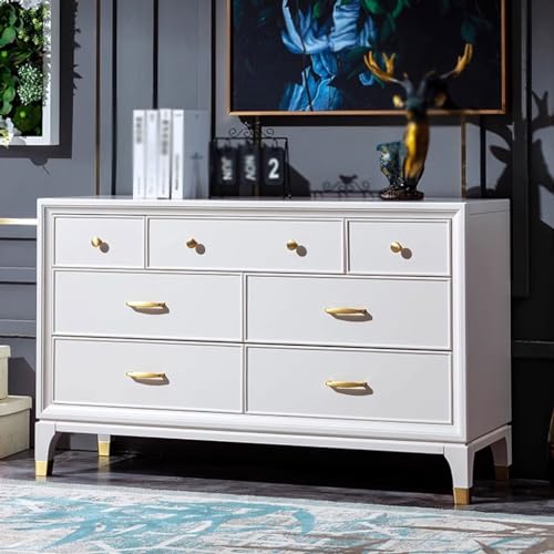 Bufetera Entrance Hall Cabinet Living Room Storage Cabinet Light Luxury Sideboard Storage Cabinet Solid Wood Drawer Cabinet(A)