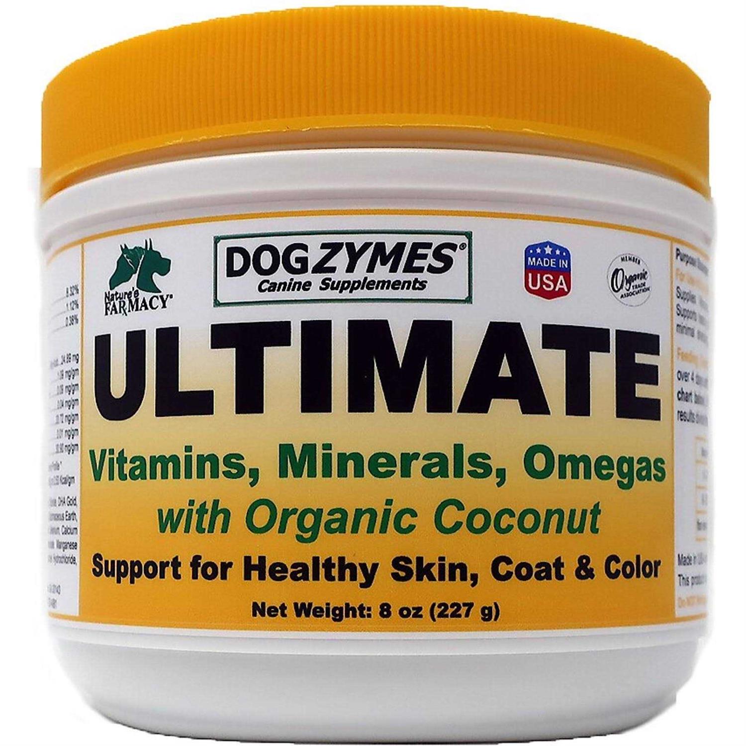 Dogzymes Ultimate for Best Skin/Coat with Organic Coconut - Pet Supplies online store