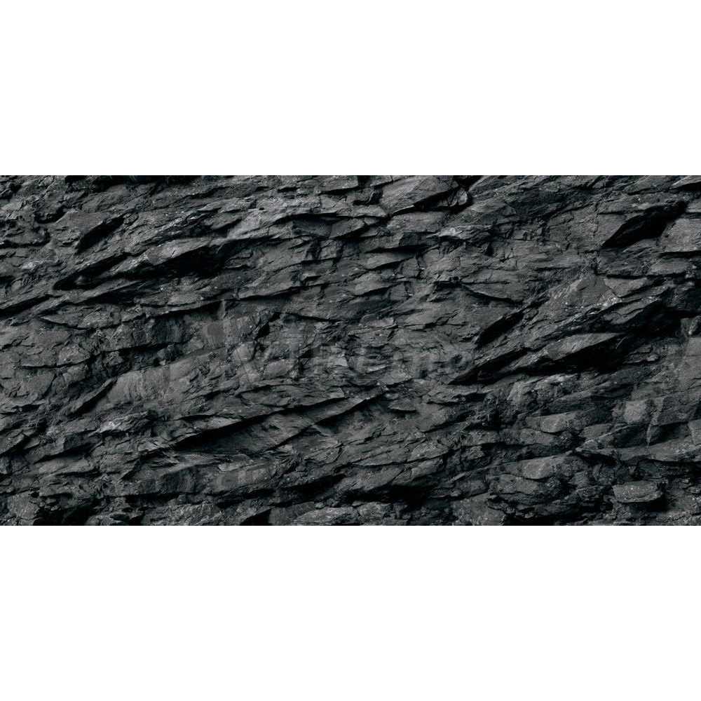 VIP. LINE 3D Effect Black Stone Texture Aquarium Background Poster Fish Tank Backdrop Decorations PVC Background - Pet Supplies online store