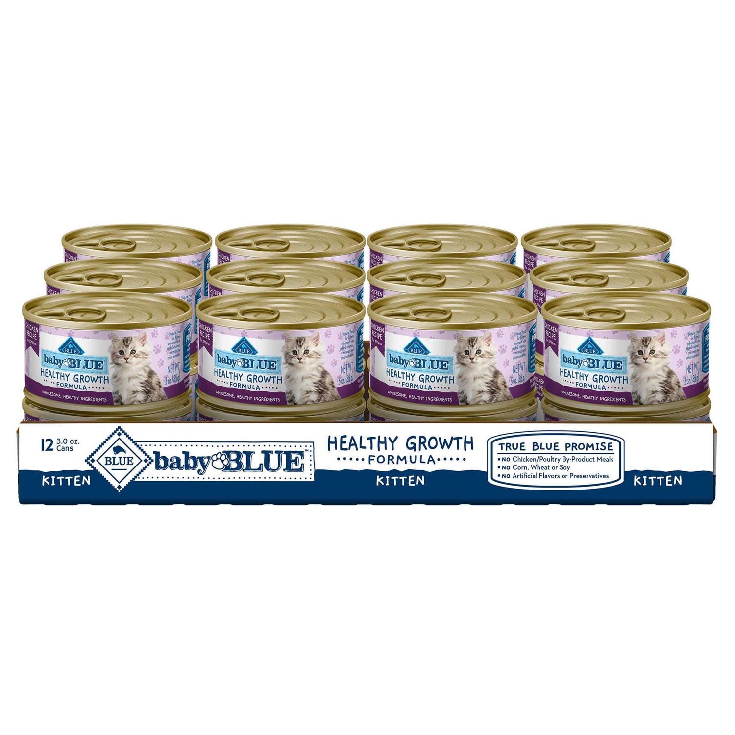 Blue Buffalo Baby Blue Wet Kitten Food Healthy Growth Formula Chicken - Pet Supplies online store
