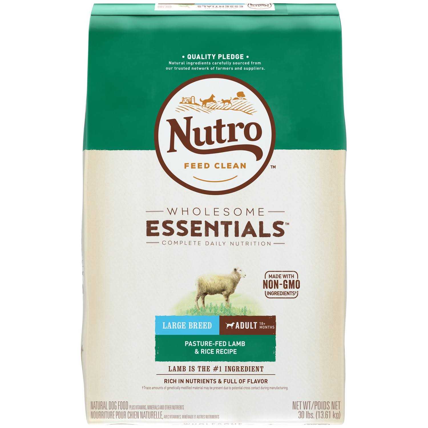 NUTRO Adult Dog Food Lamb & Rice - Pet Supplies online store