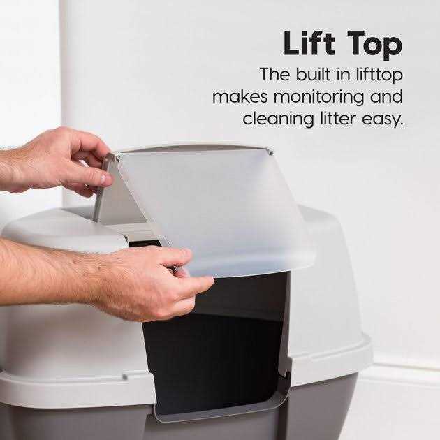 IRIS USA Hooded Cat Litter Box with Scoop - Pet Supplies online store