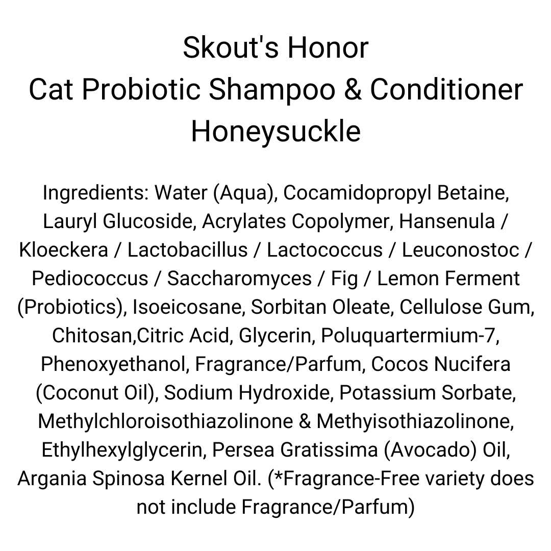 Skout's Honor Probiotic Cat Shampoo Conditioner - Pet Supplies online store