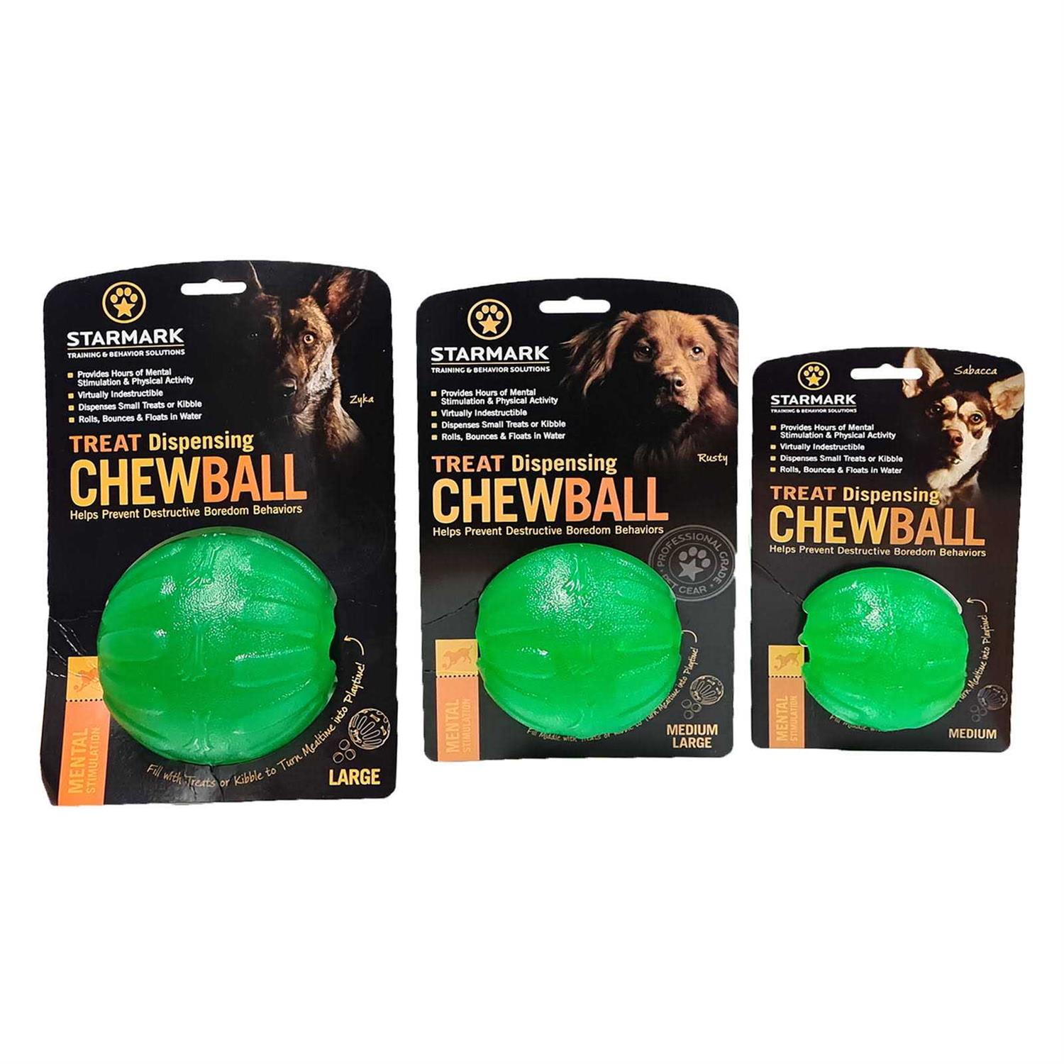 Starmark Treat Dispensing Chew Ball - Pet Supplies online store