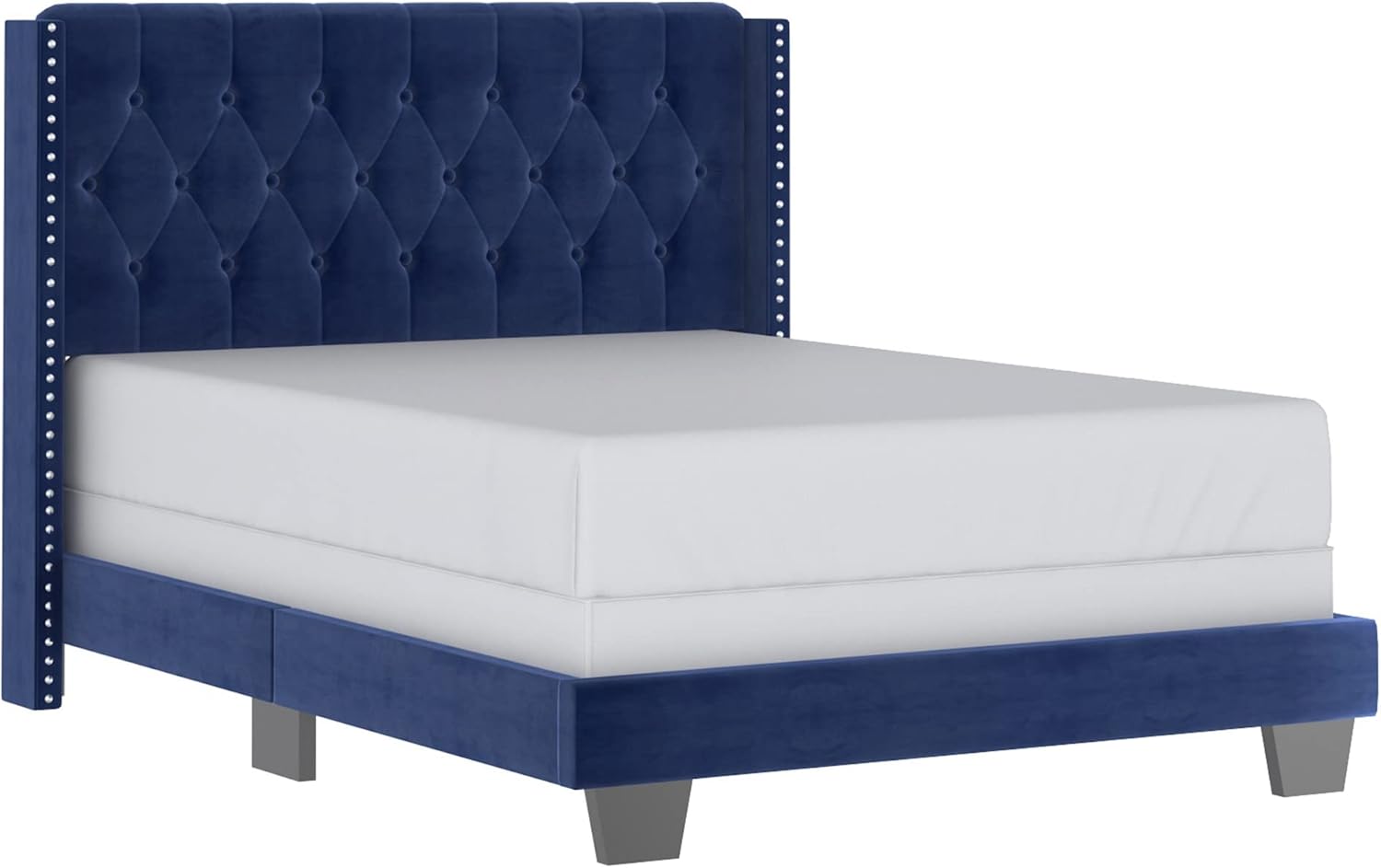 Adamis Modern Velvet Upholstered 54