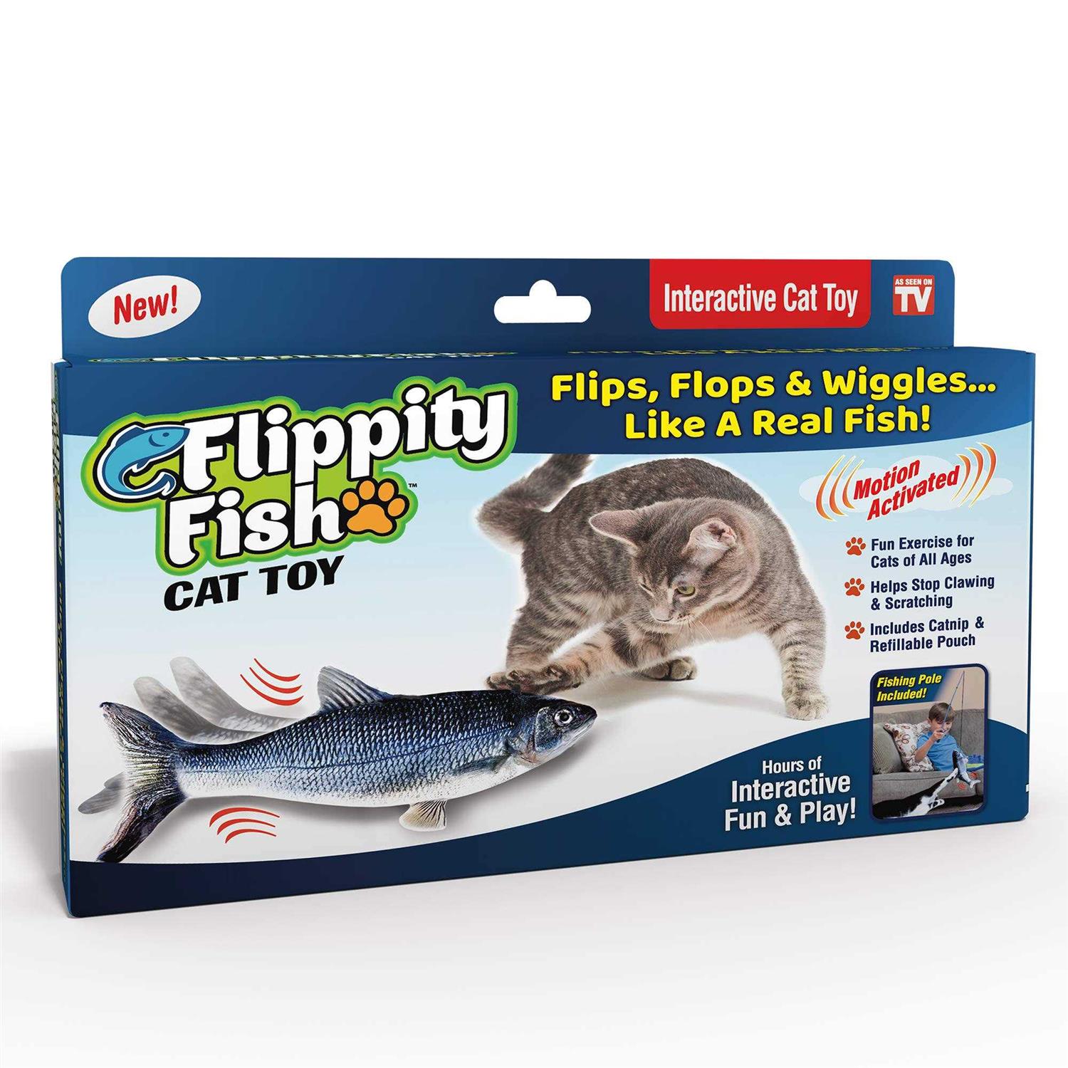 Flippity Fish Cat Toy - Pet Supplies online store