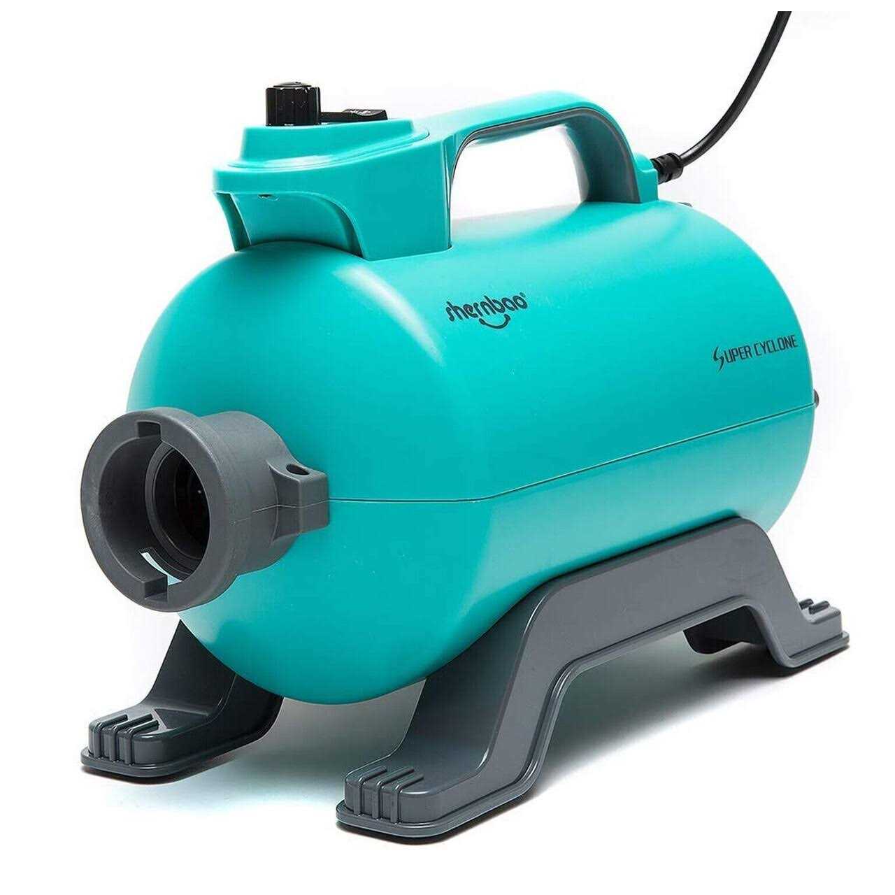 shernbao High Velocity Professional Dog Pet Grooming Hair Force Dryer Blower Super Cyclone 5.0HP - Pet Supplies online store