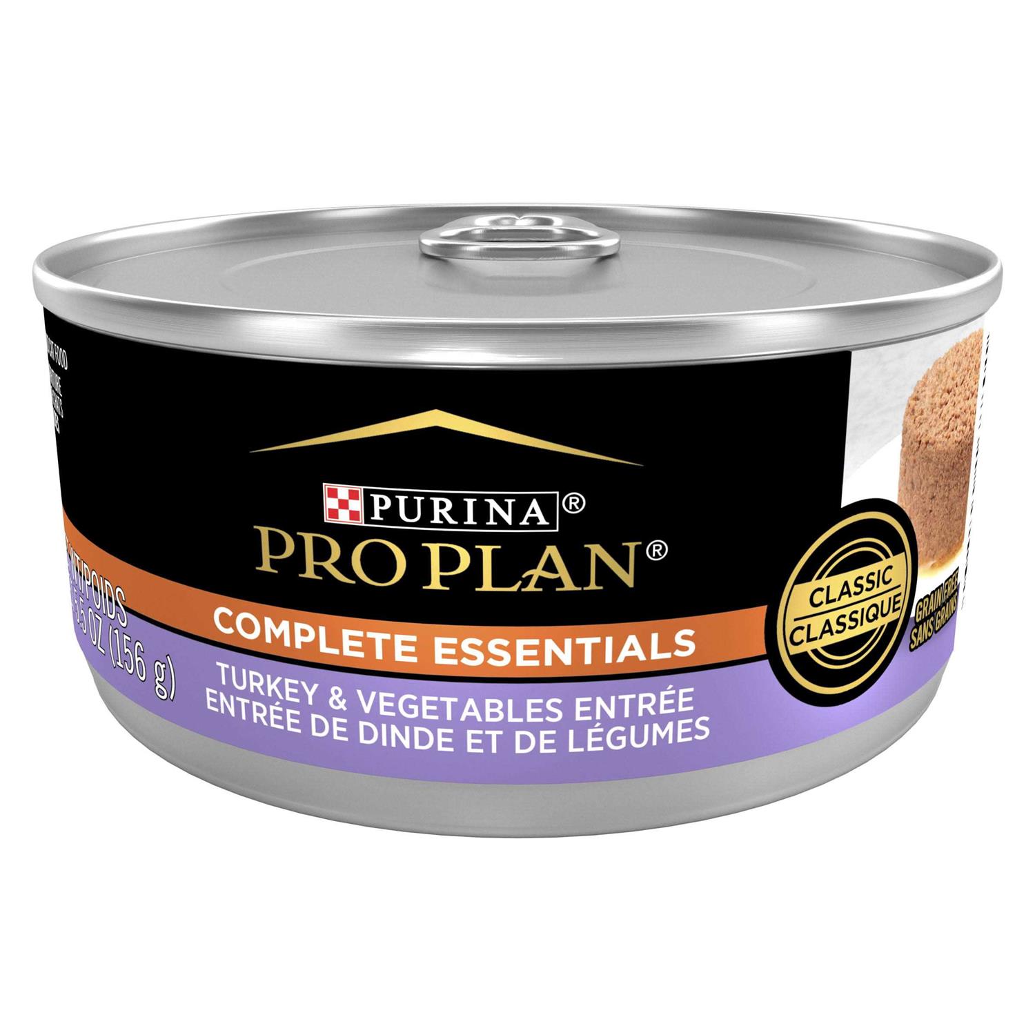 Purina Pro Plan Grain Free Pate Wet Cat Food, Complete Essentials Turkey and Vegetables Entree - Pet Supplies online store