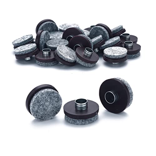 Furniture Pads Nail-On Heavy Duty Felt Pads Slides for Wood Furniture Chair Legs and Hard Floor Surfaces –Wood Floor Protectors Protect Your Hardwood Flooring from Scratches (7/8