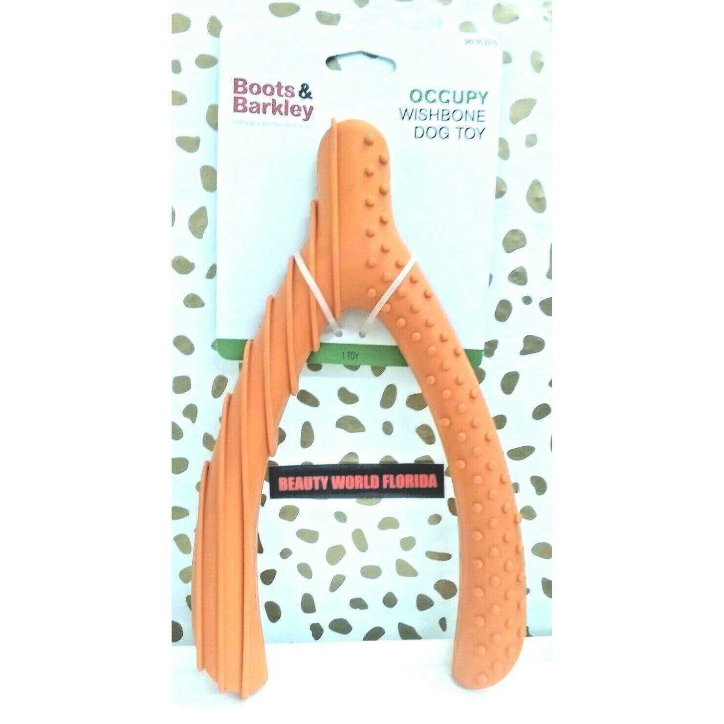 Boots & Barkley Rubber Wishbone Dog Toy - Pet Supplies online store