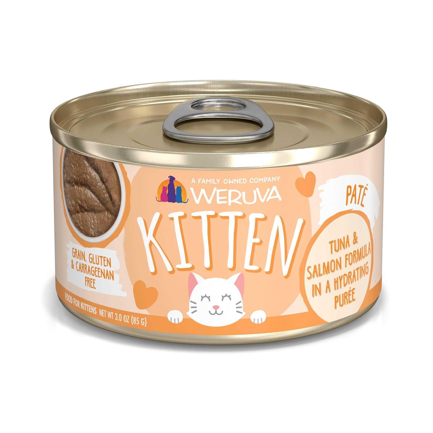 Weruva Kitten Tuna & Salmon Formula in a Hydrating Puree Cat Food - Pet Supplies online store