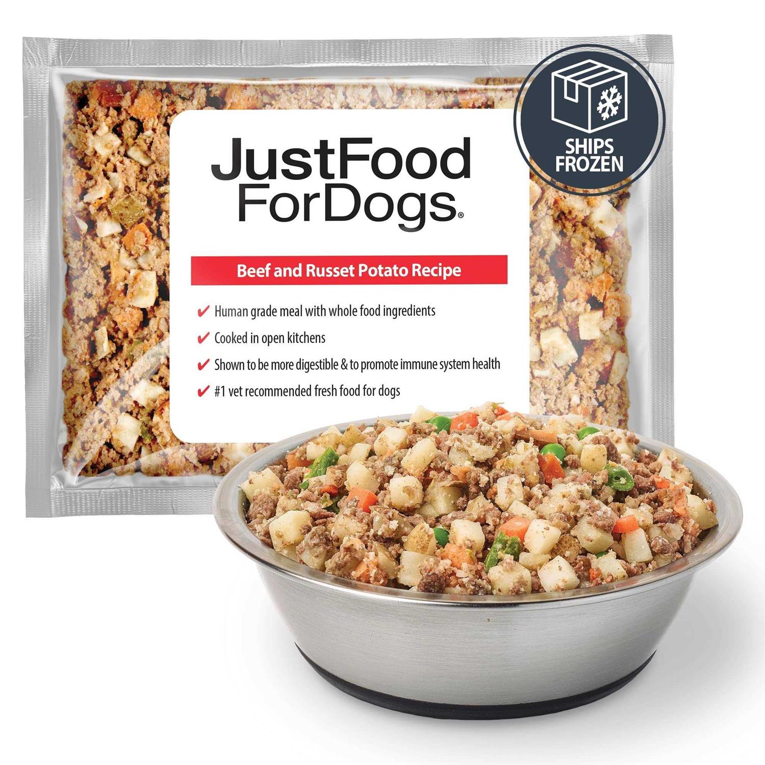 JustFoodForDogs Frozen Fresh Dog Food Human - Pet Supplies online store