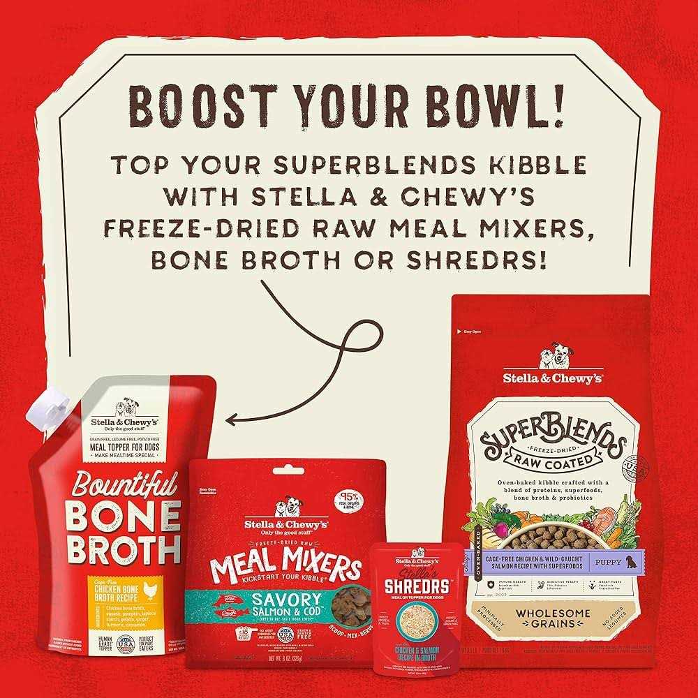 Stella & Chewy's SuperBlends Raw Wholesome Grains Puppy Cage Free Chicken & Wild Caught Salmon Recipe with Superfoods - Pet Supplies online store