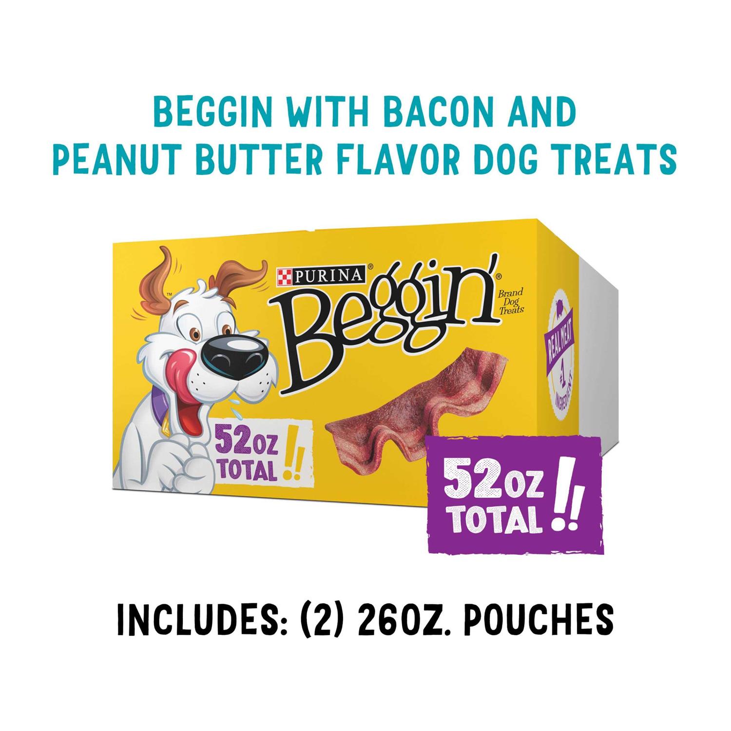 Purina Beggin' Strips Dog Dog Treats Bacon and - Pet Supplies online store