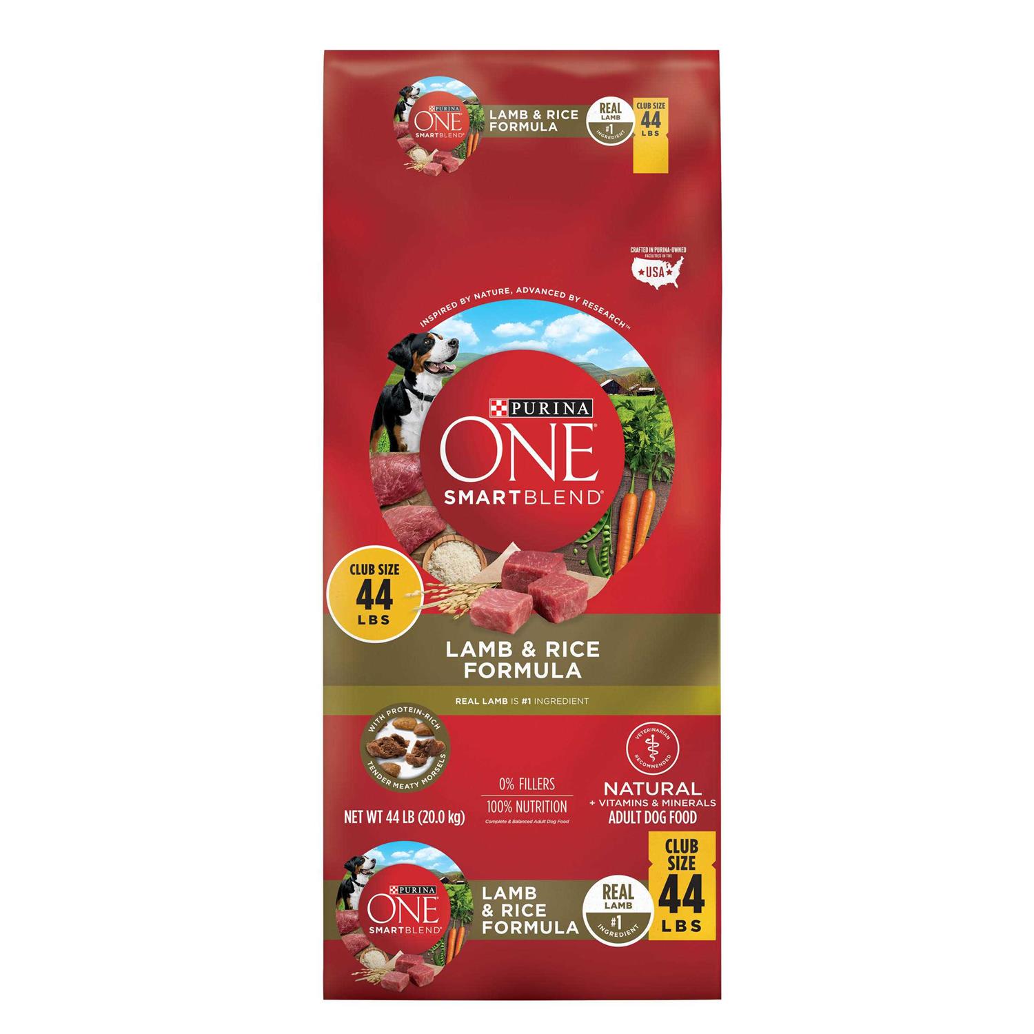 Purina ONE Natural Dry Dog Food SmartBlend Lamb Rice Formula - Pet Supplies online store