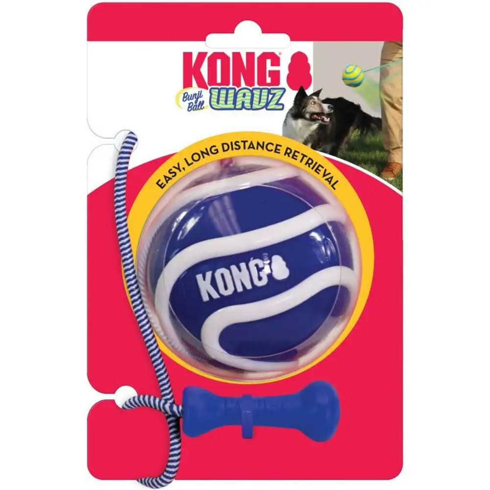 KONG Wavz Bunji Ball Dog Toy Large - Pet Supplies online store