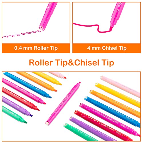 90 Pack Highlighters Assorted Colors - 6 Bright Colors Chisel Tip Highlighters Set Highlighter Markers For Kids and Adult Coloring,Highlighters Bulk For Office School Home Supplies Christmas Gift