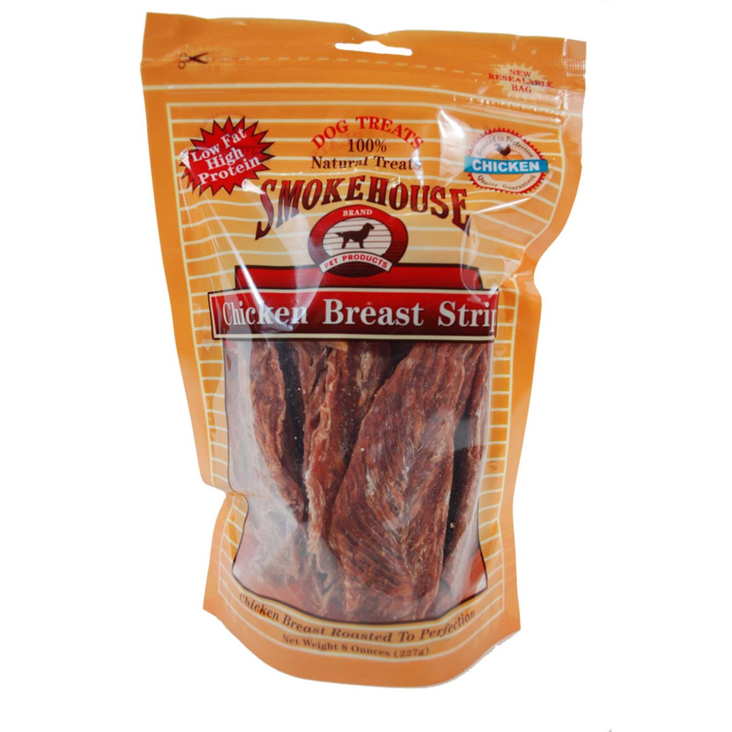 Smokehouse Chicken Breast Strips Dog Treats - Pet Supplies online store