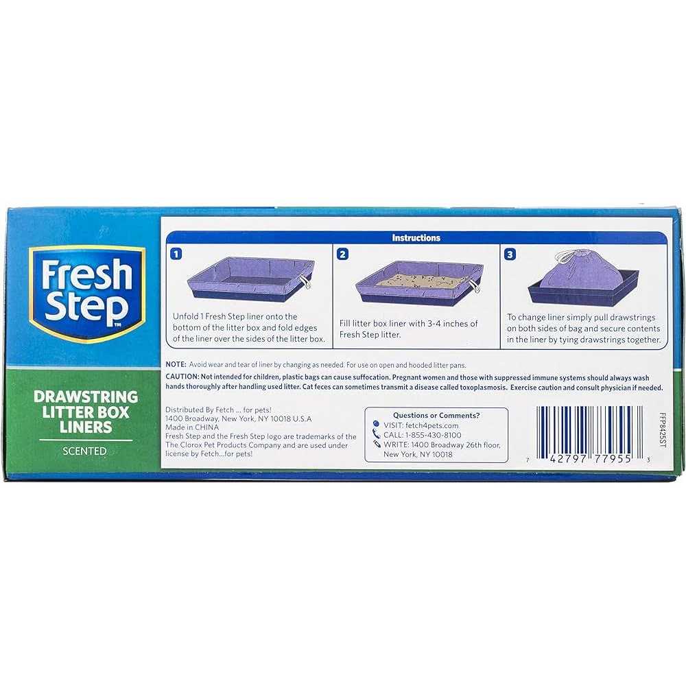 Fresh Step Drawstring Litter Box Liners Scented Large - Pet Supplies online store