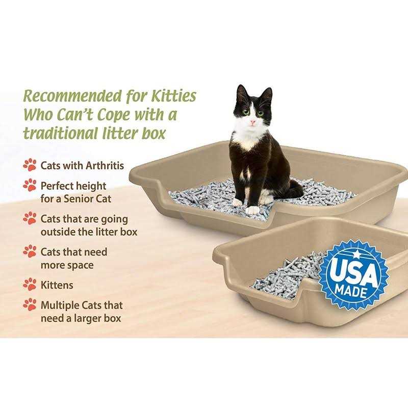 Kitty Go Here Senior Cat Litter Box - Pet Supplies online store