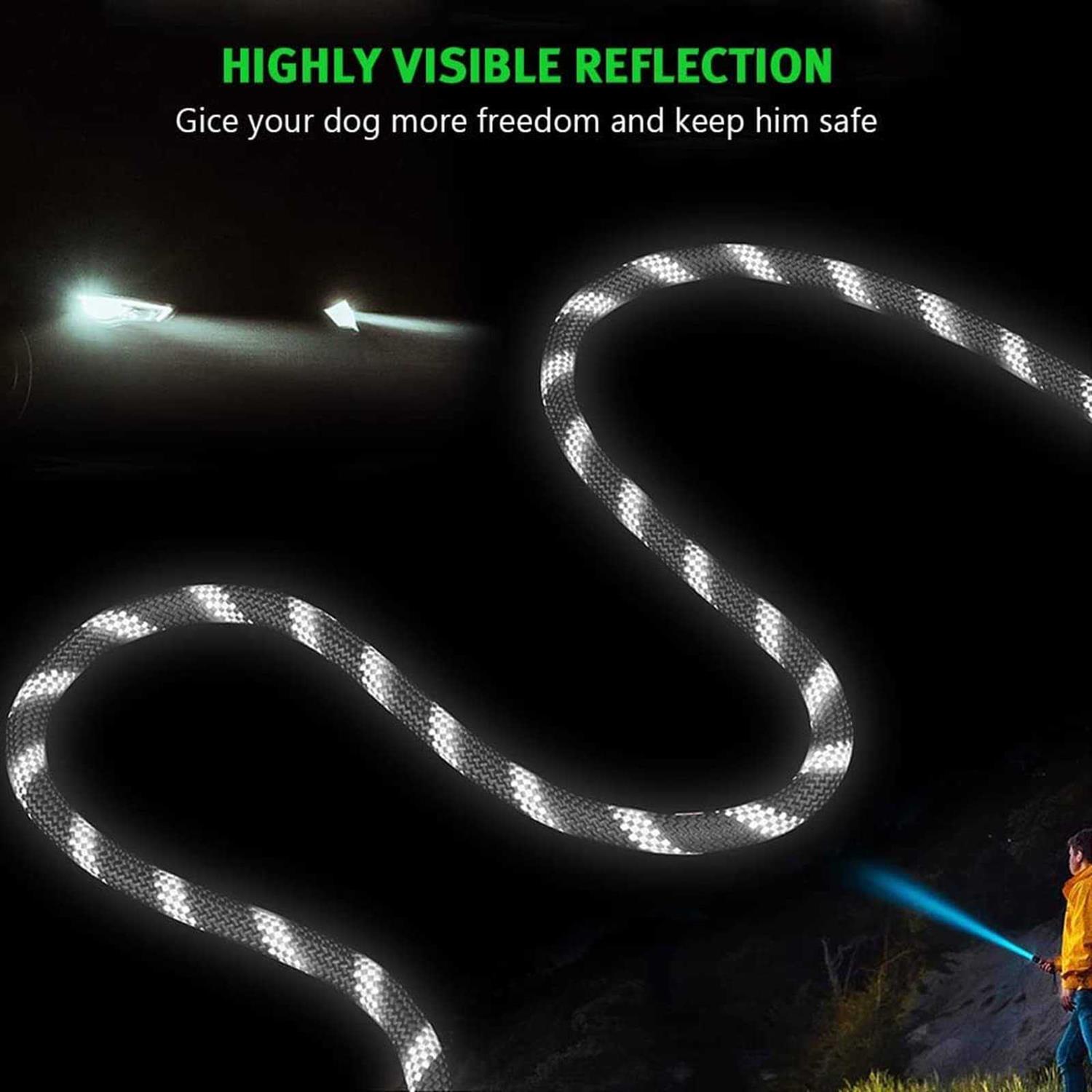 Zttark Hands Free Dog Leash 7.5ft Rope Crossbody Dog Leash Reflective for Large Medium Dogs Walking, Jogging and Running - Pet Supplies online store