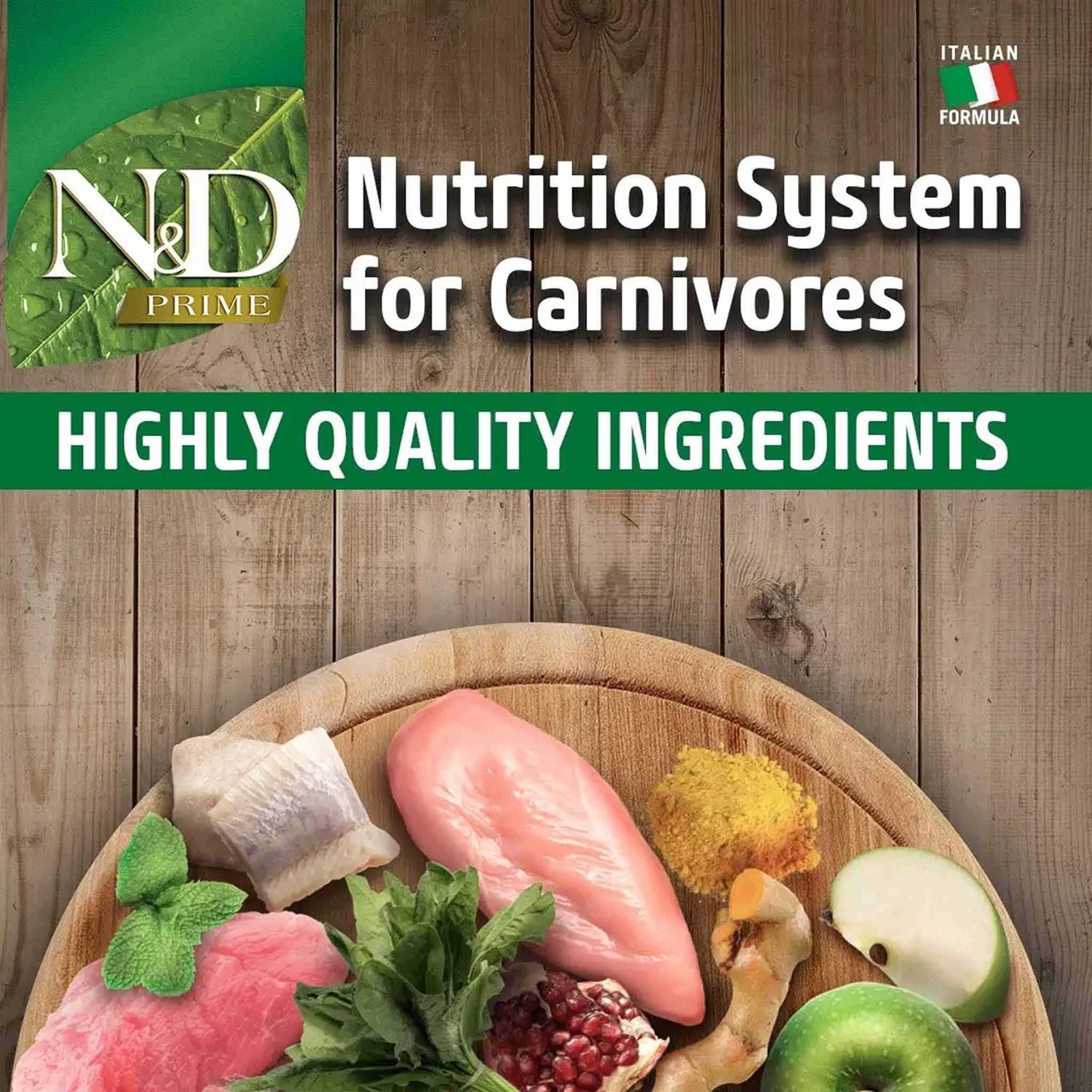 Farmina N&D Prime Cat Dry Food Chicken & Pomegranate Neutered - Pet Supplies online store