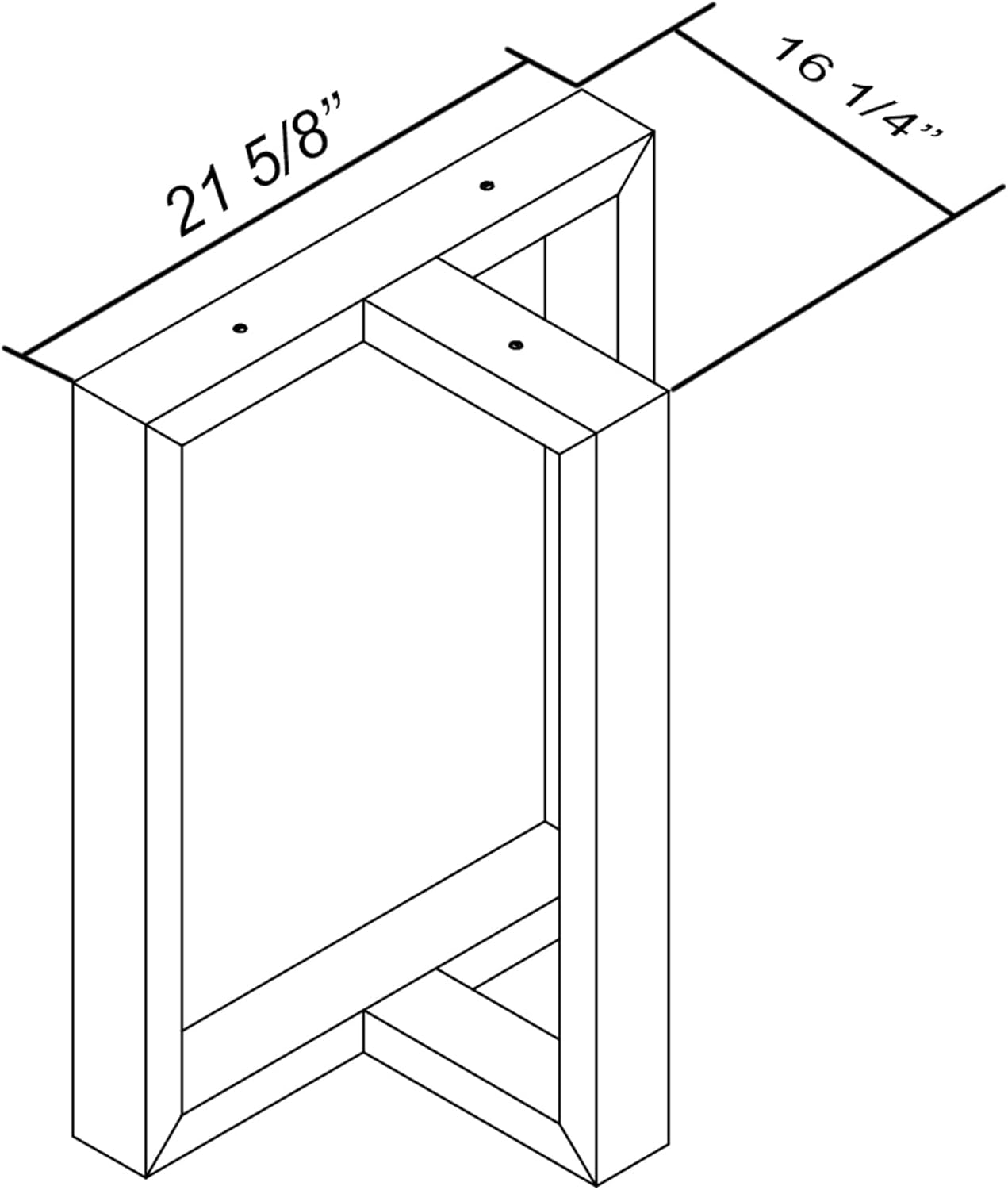 Dining Table Legs, T-Shaped Steel Table Legs, Office Table Legs,Computer Desk Legs,Industrial Kitchen Table Legs,Set of 2,Black (30IN)