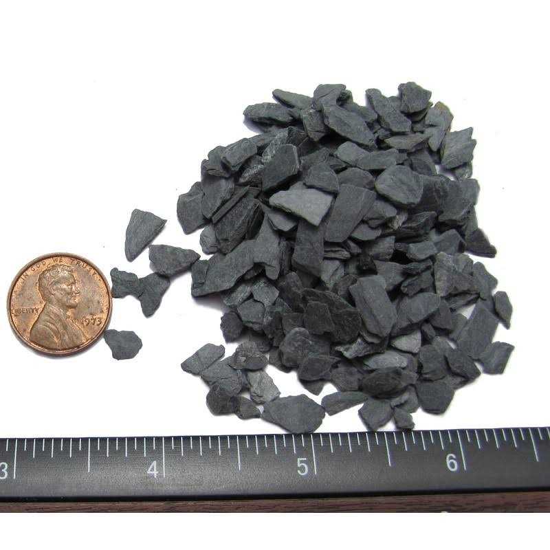 Small World Slate & Stone Natural Slate Stone 1/8 to 1/4 inch Slate Gravel - Pet Supplies online store