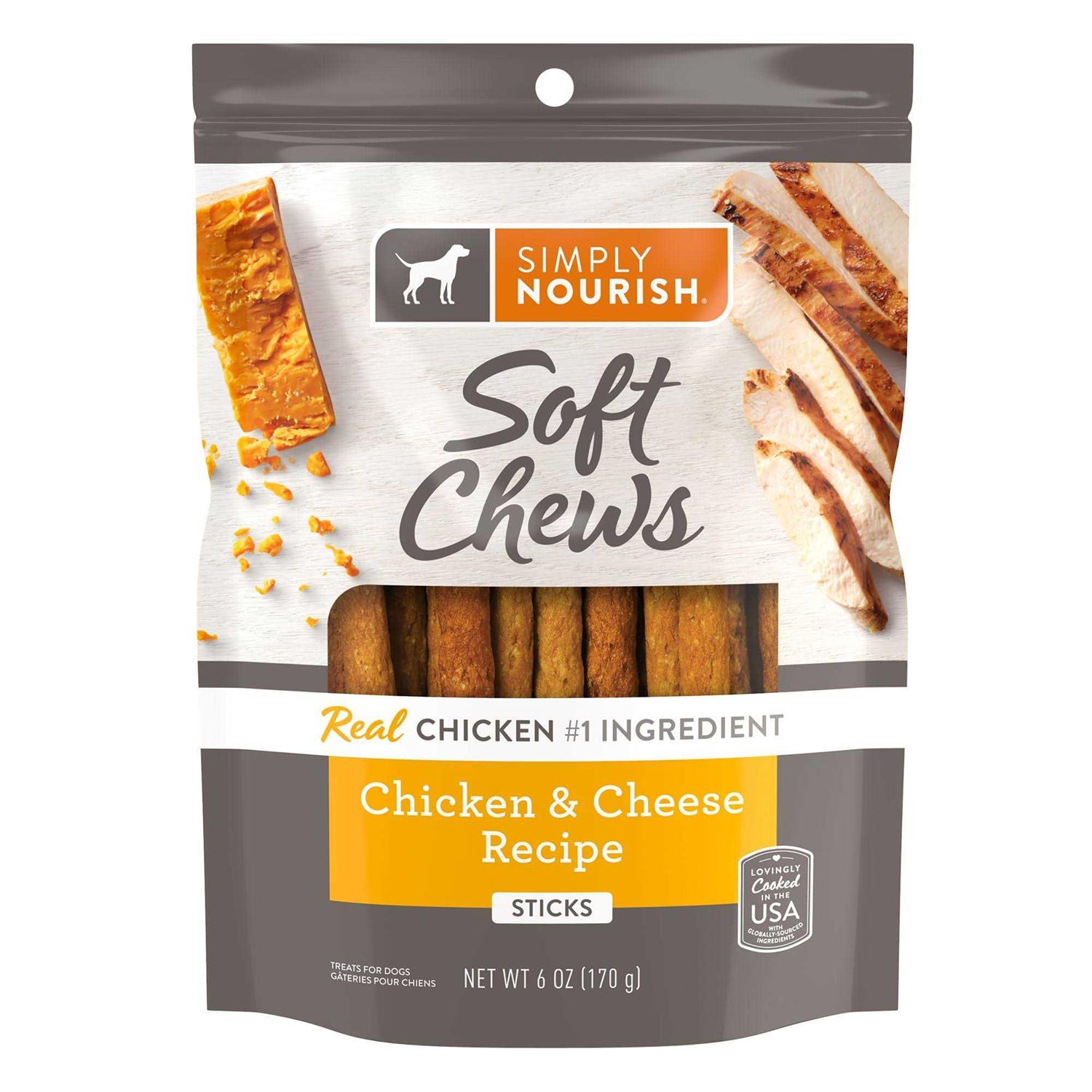 Simply Nourish Soft Chews Original Dog Protein Stick Treat - Pet Supplies online store