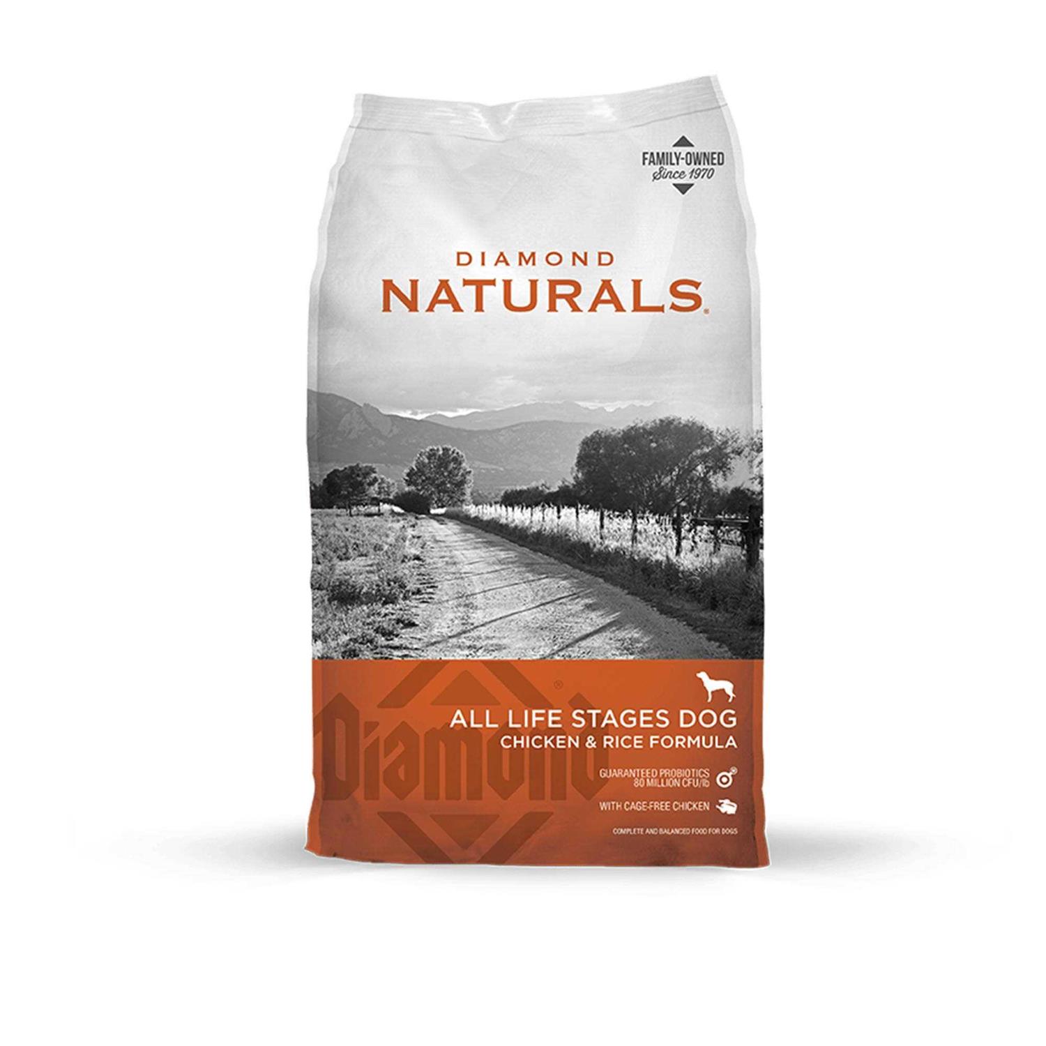 Diamond Dog Food Naturals Chicken & Rice - Pet Supplies online store