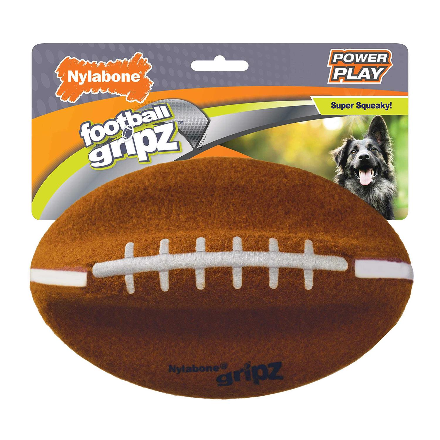 Nylabone Power Play Football Gripz Dog Toy - Pet Supplies online store