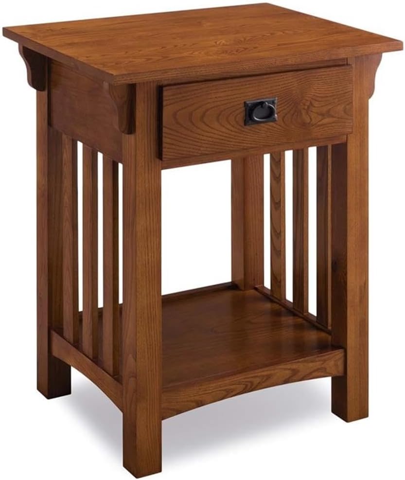 Leick Home End Table, 24 in x 18 in x 28 in, Brown