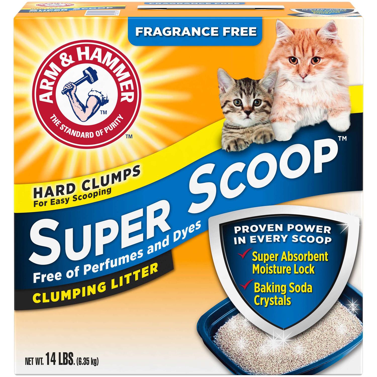 Arm Hammer Super Scoop Clumping Litter - Pet Supplies online store