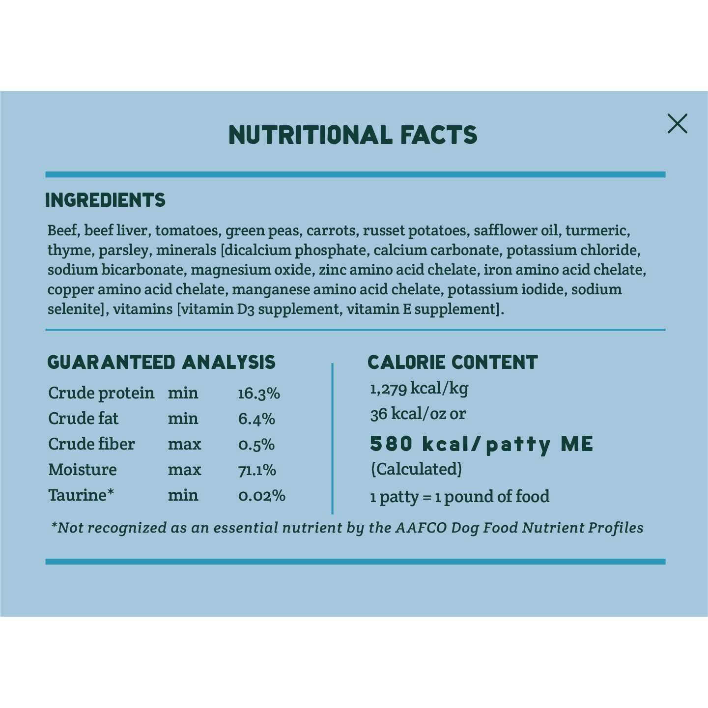 A Pup Above Texas Beef Stew Dog Food - Pet Supplies online store