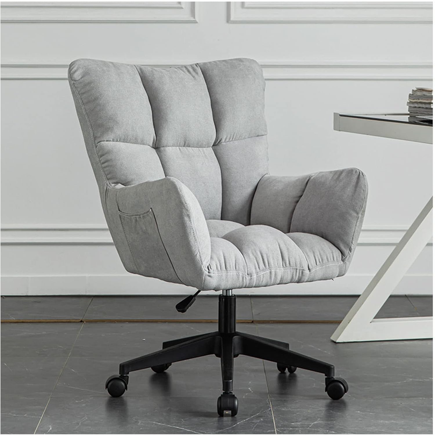Swivel Chair Office Chair Swivel Chair Adjustable Computer Chair, High Elastic Foam Sponge Cushion Soft and Comfortable Warm as ever to pursue happiness