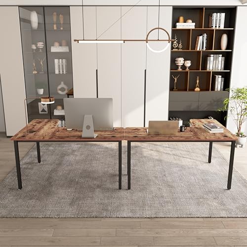 EUREKA ERGONOMIC 61 Inch Computer Corner Desk L Shape Home Gaming Desk Office PC Laptop Study Writing Desk Table with Mouse Pad, Spaces Saving Easy Assemble Left Side - Brown