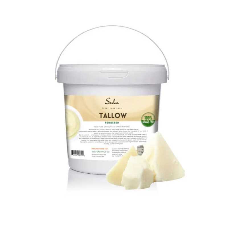 SULU ORGANICS 100% Pure Rendered Grass Fed Beef Tallow-Food Grade - Pet Supplies online store