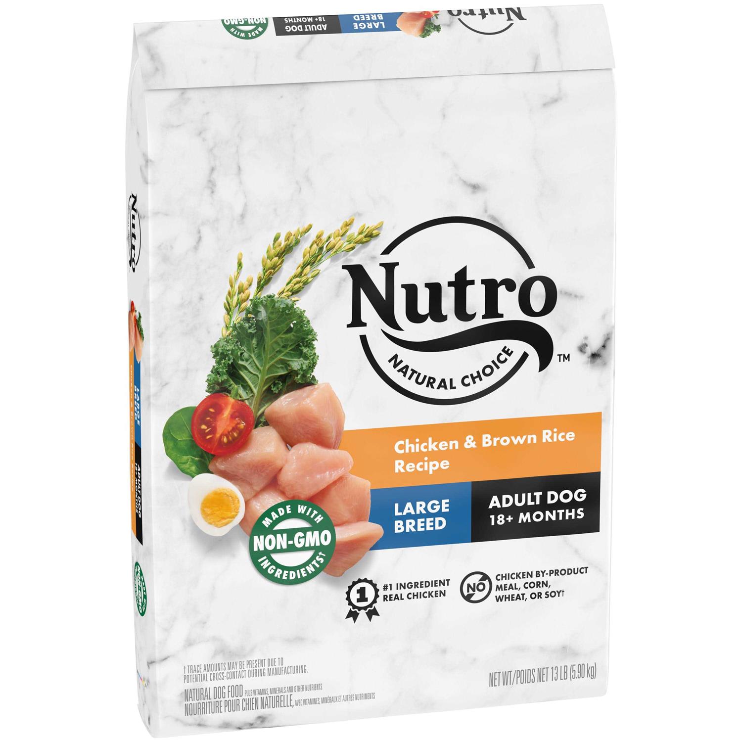 Nutro Natural Choice Large Breed Adult Chicken & Brown Rice Dry Dog Food - Pet Supplies online store