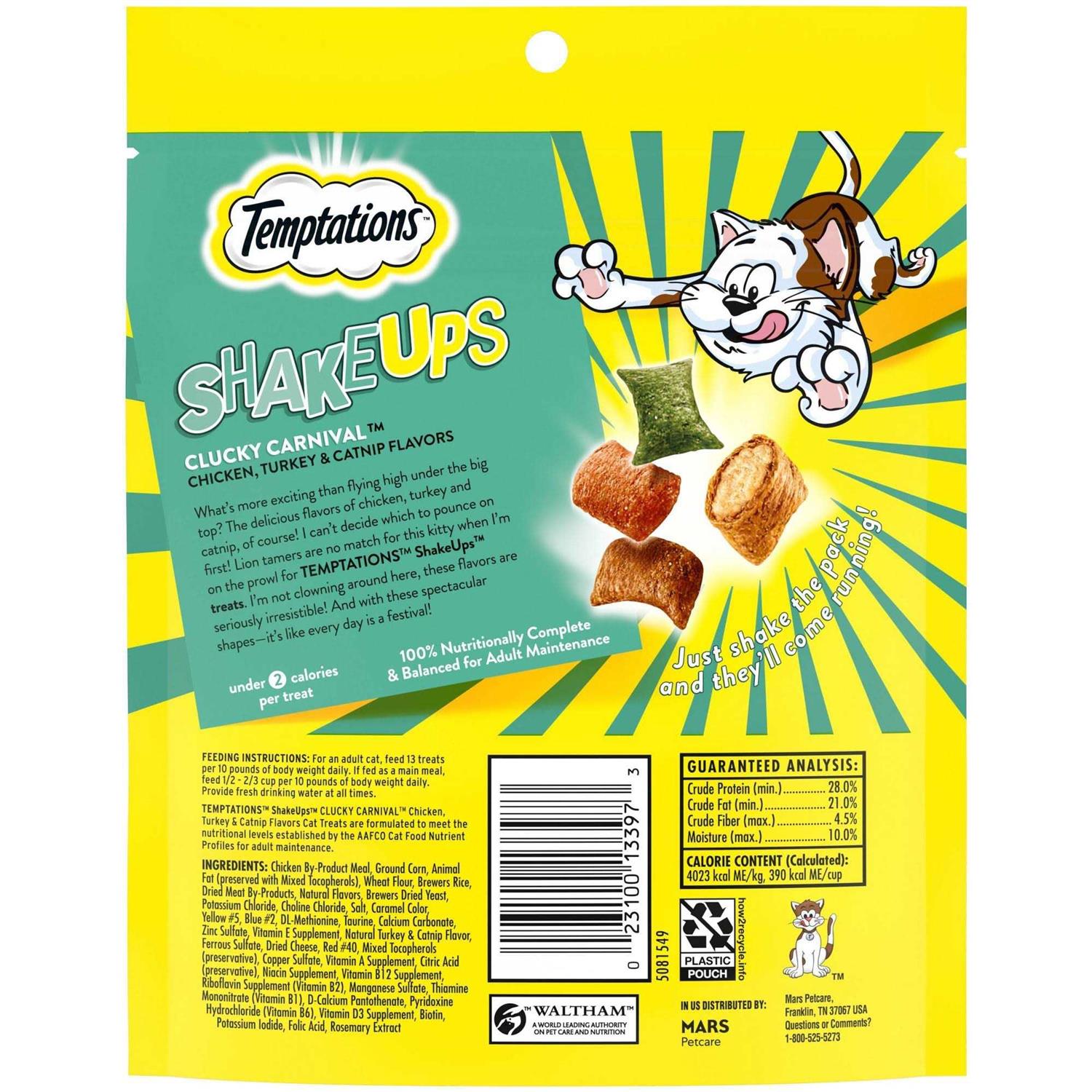 Temptations ShakeUps Crunchy and Soft Cat Treats - Pet Supplies online store