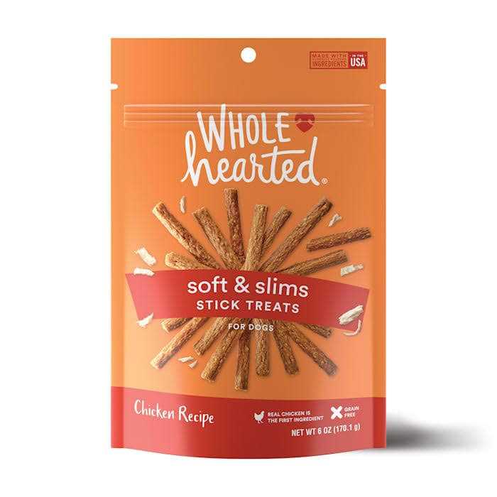 WholeHearted Grain Free Soft and Chewy Dog Stick Treats - Pet Supplies online store