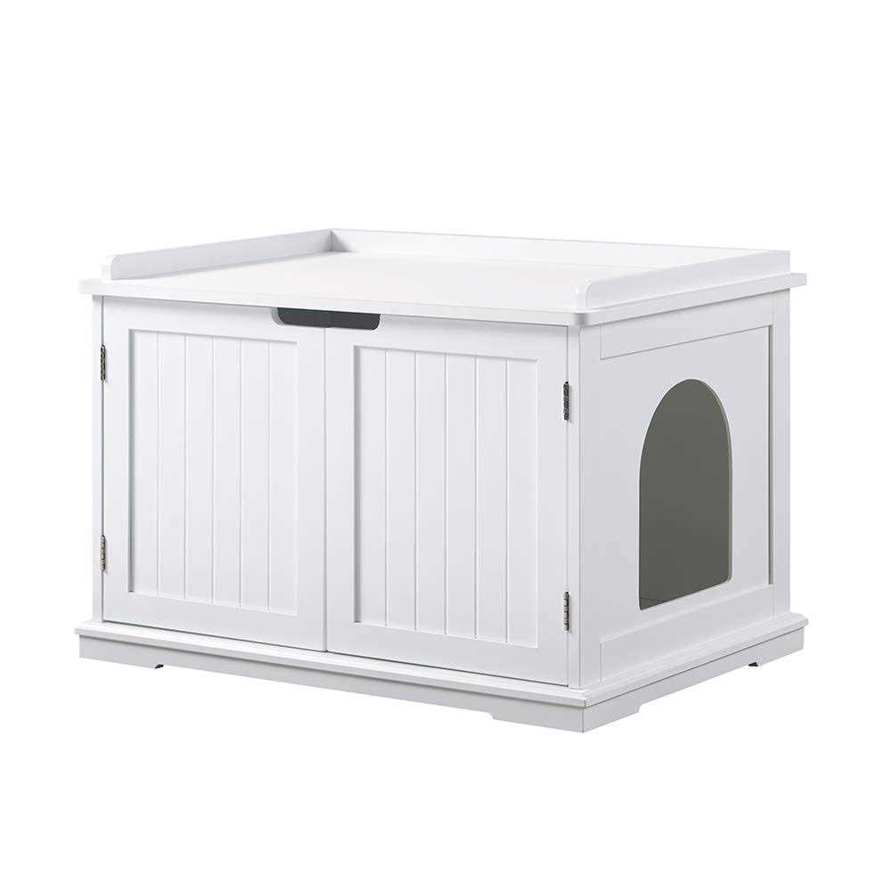 Unipaws Cat Washroom Bench Litter Box Cover - Pet Supplies online store
